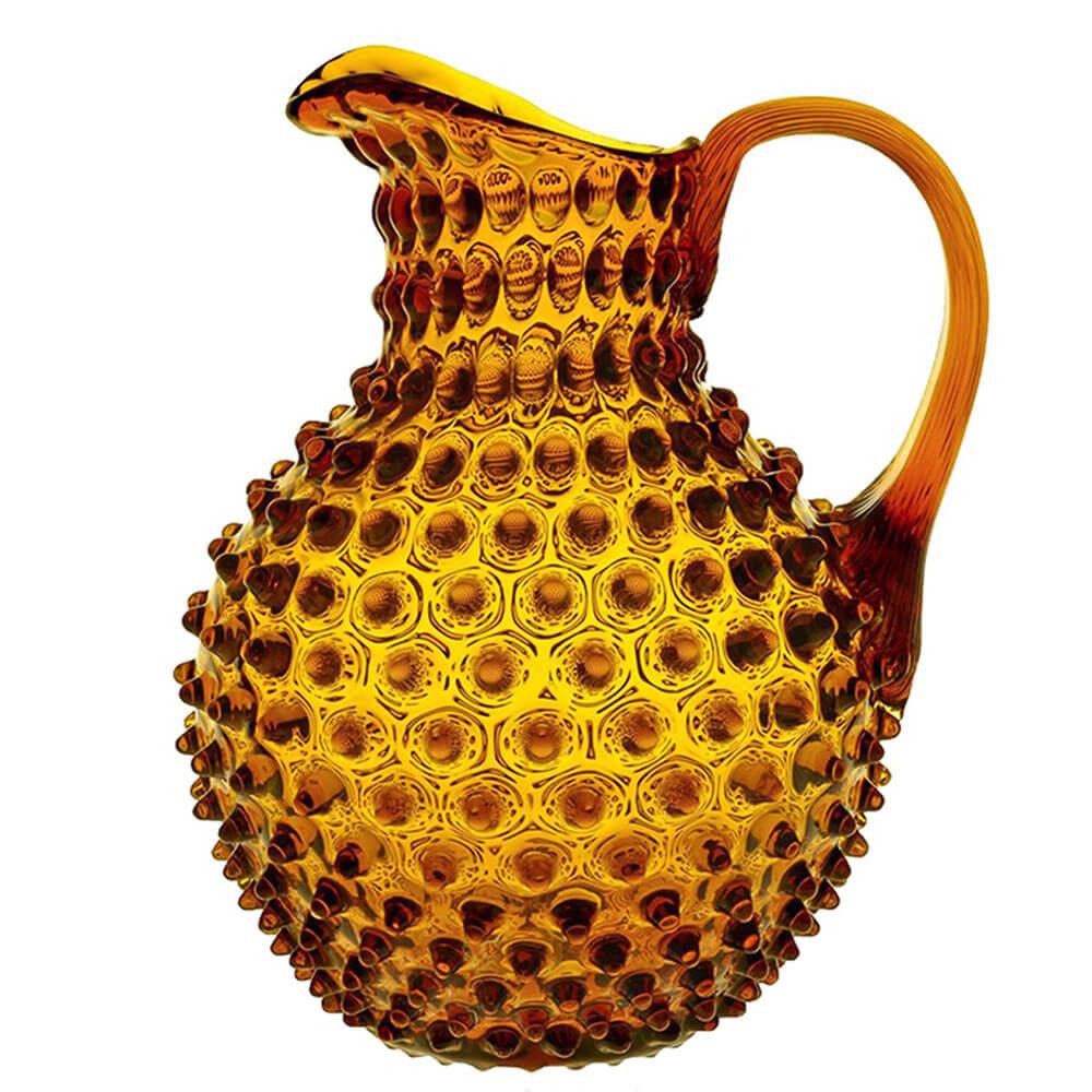 Amber glass 2L. Glass jug