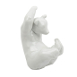 Preview: Porzellanfigur ❘ Figur BÄR spielend, klein Weiss