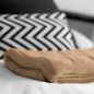 Preview: Knitted blanket | Checkered. Both