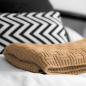 Preview: Knitted blanket | "H"Design. Both