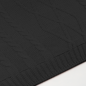 Preview: Knitted blanket | "3er"Design. Anthracite