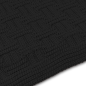 Preview: Strickdecke | "H"Design. Anthrazit