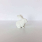 Preview: Porzellanfigur - HASE sitzend Weiss