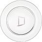 Preview: Lead crystal presentation plate "D" by Sven Markus von Hacht