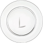 Preview: Lead crystal presentation plate "L" by Sven Markus von Hacht