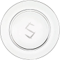 Preview: Presentation plate "S" monogram | Alphabetum collection