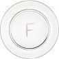 Preview: Lead crystal presentation plate "F" by Sven Markus von Hacht