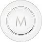 Preview: Bleikristall Platzteller "M" by Sven Markus von Hacht