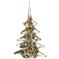 Preview: Christmas tree made of gold crystal glass ca. 30 cm