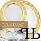 Preview: PUR LUXE | Goldsateen. Kurland Platzteller