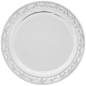 Preview: Silver porcelain | Presentation plate Kurland. Silver Sateen
