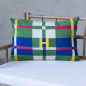 Preview: Knitted cushion, H-design