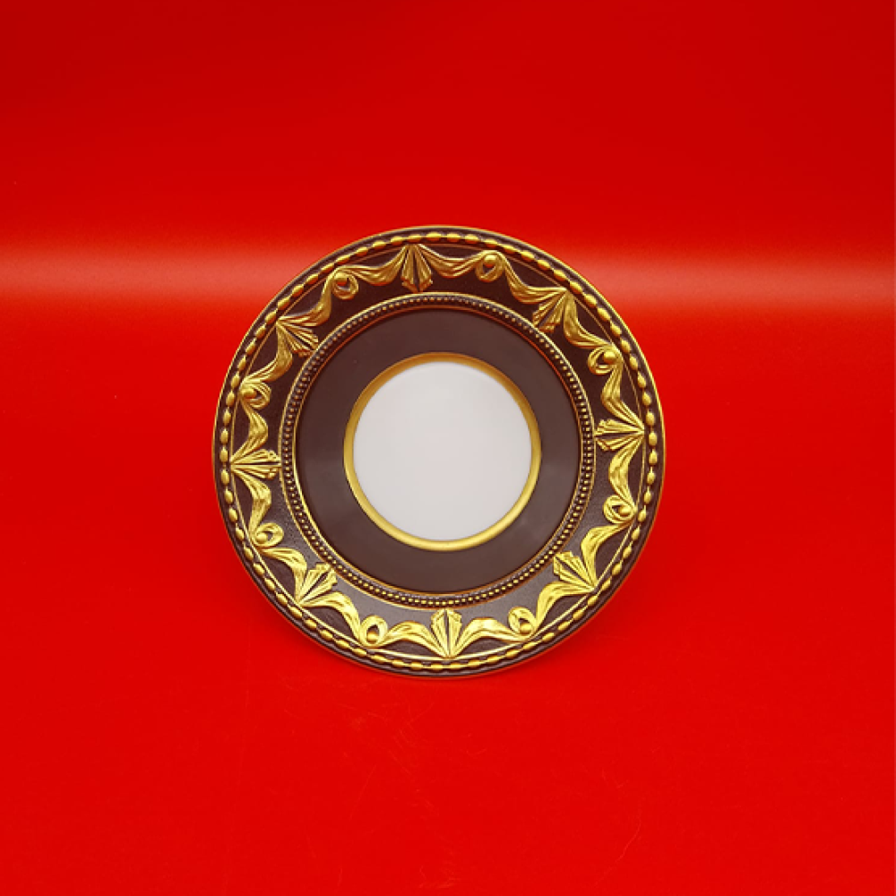 Zuckerschale 12cm . KPM - Berlin Kurland Royal Noir