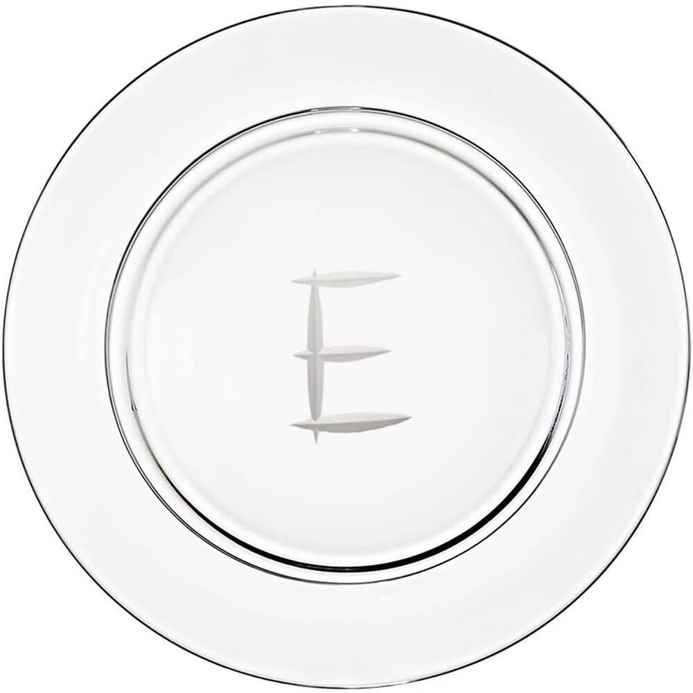 Lead crystal presentation plate 