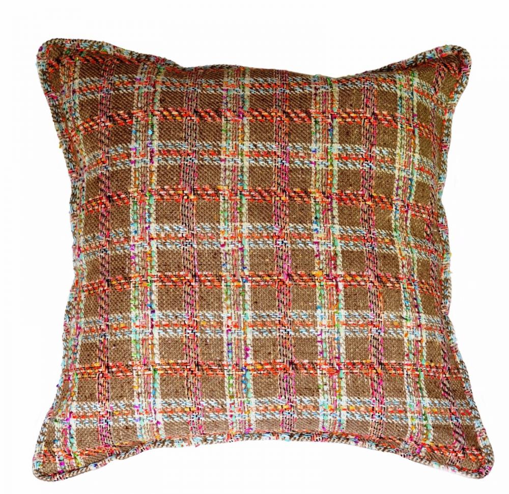 Decorative cushion "Coco" made of Haute Couture Tweed