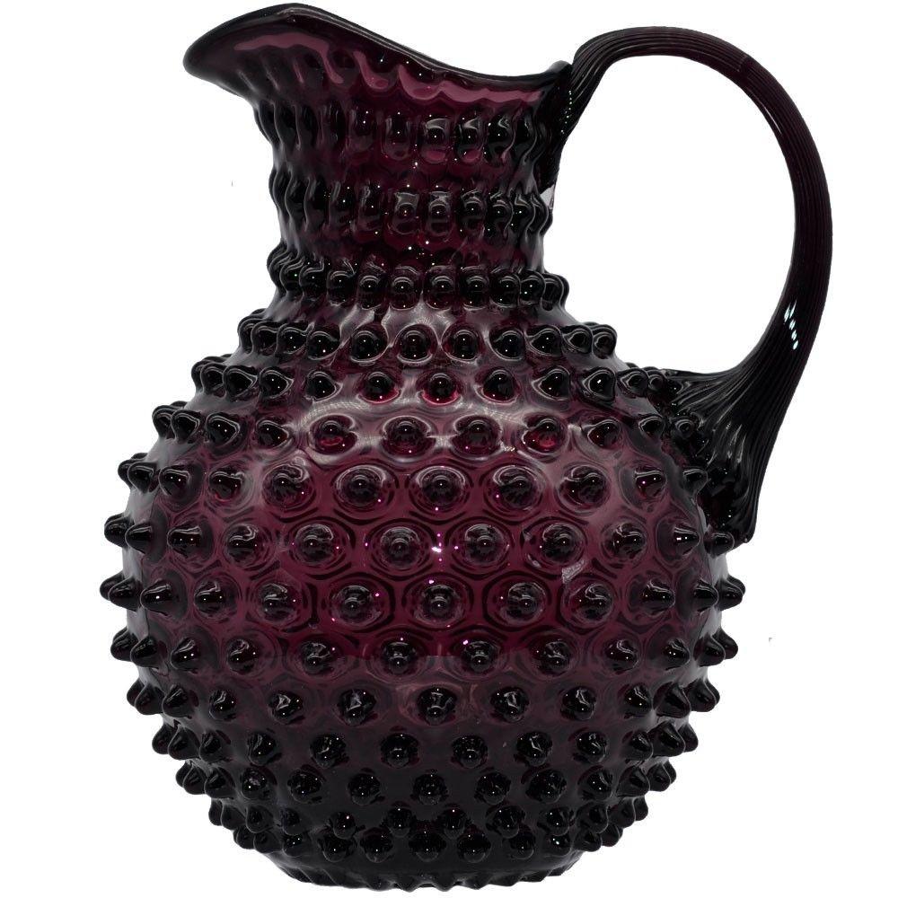 Wasserkrug "Nuppenglas" Amethystglas