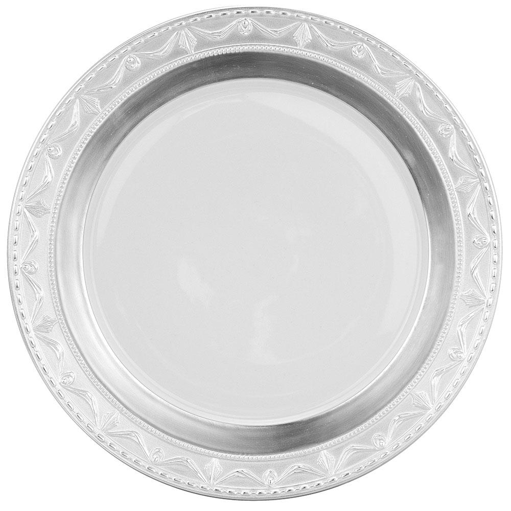 Platzteller Kurland "PUR LUXE" Silber- Sateen