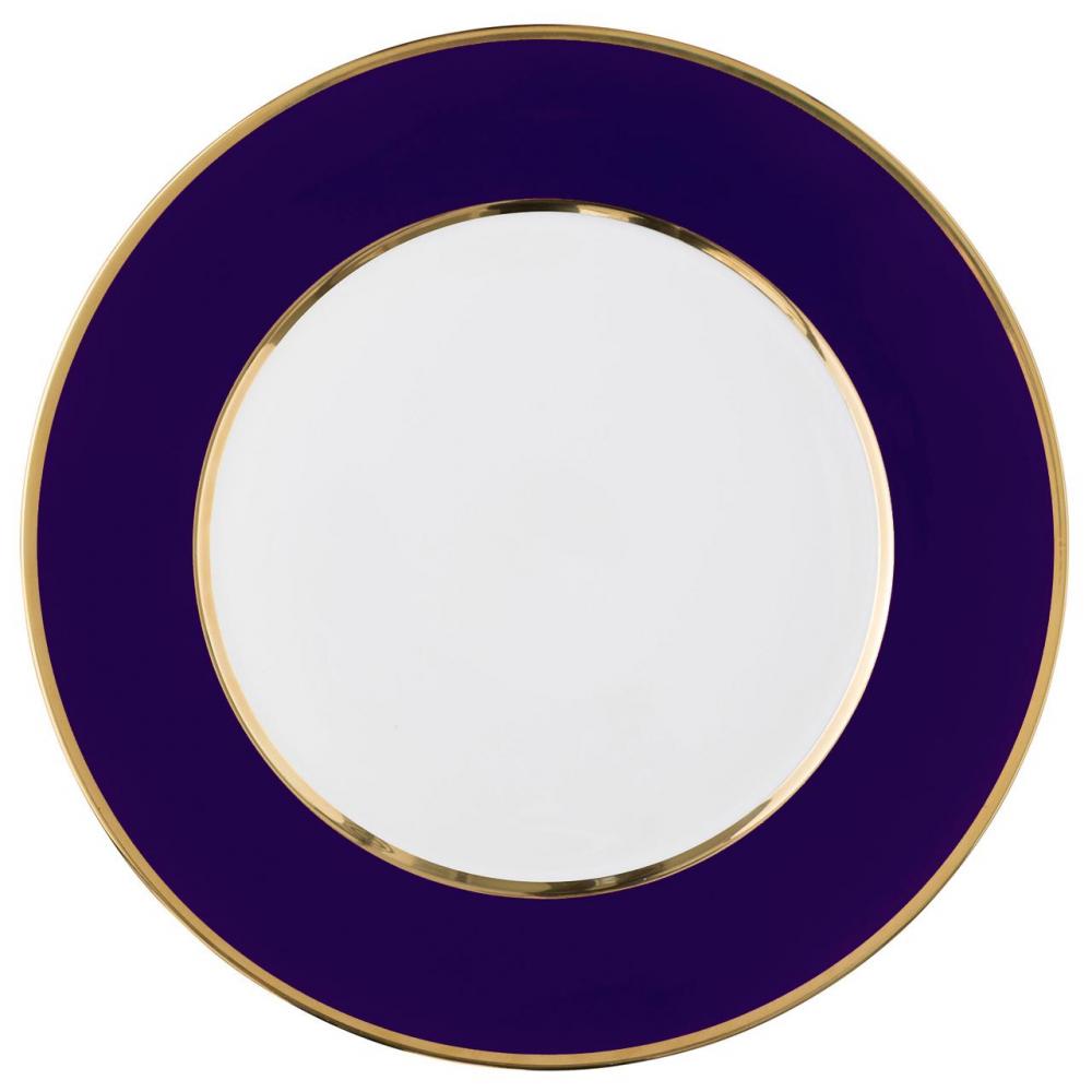 Service plate Multicolore with gold