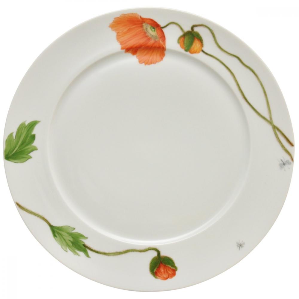Platzteller mit der Ludwigsburger Mohnblume