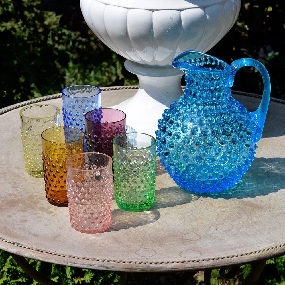 Glass jug "HOBNAIL" Citringlas 2L.