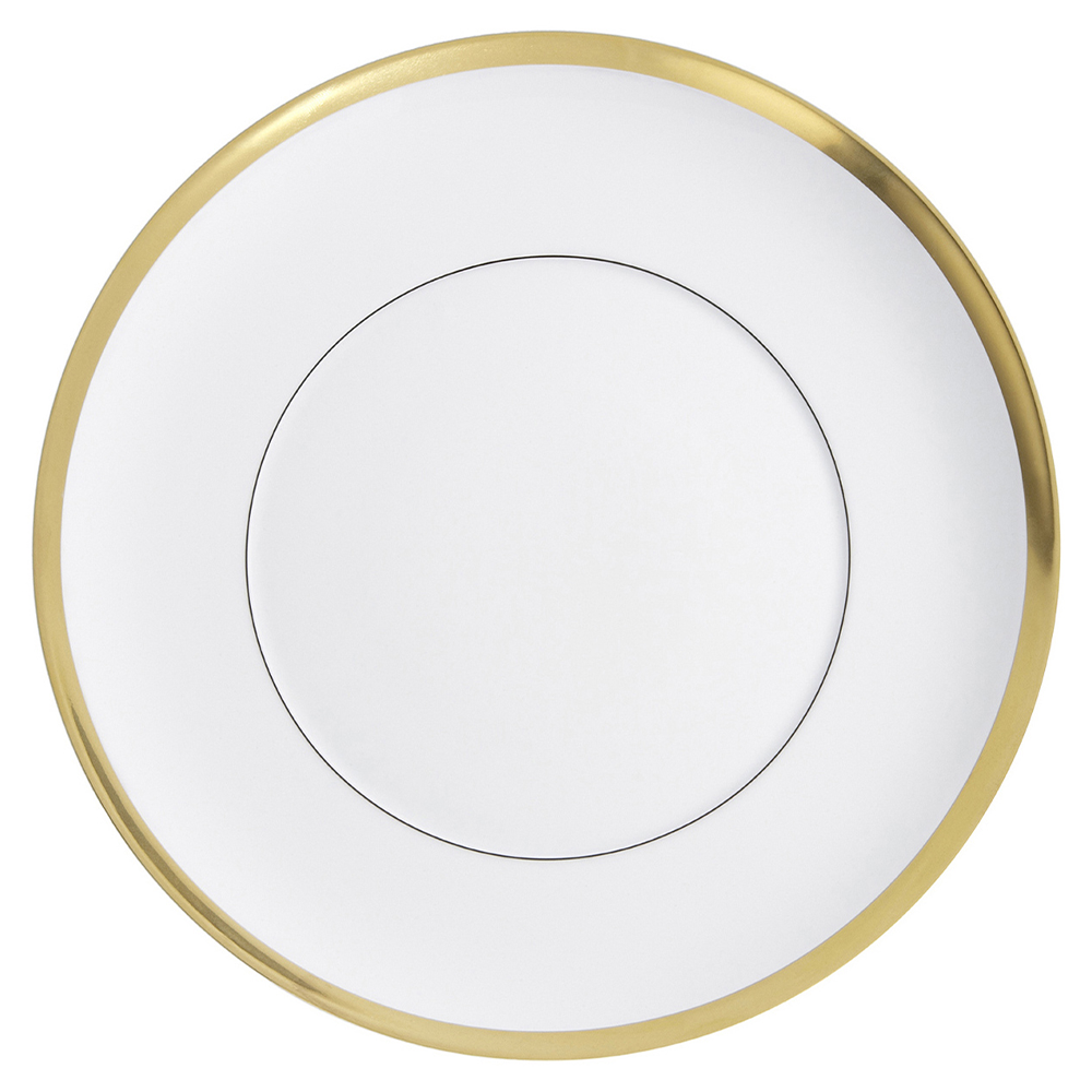 Platzteller mit Goldrand