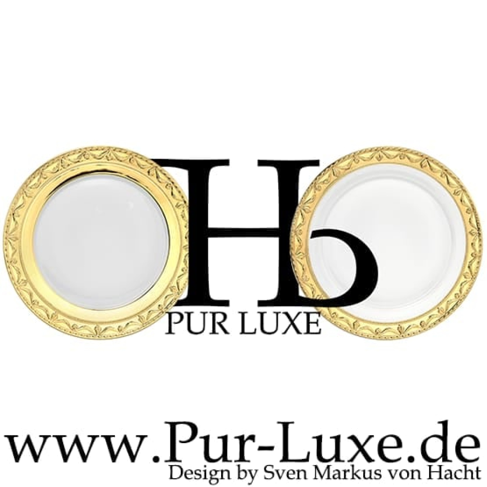 Preview: PUR LUXE | Gold-Sateen. Platzteller Kurland