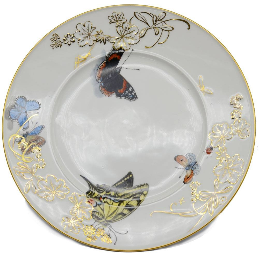 KPM Porcelain ✧ Vintage Design, Colorful Butterflies