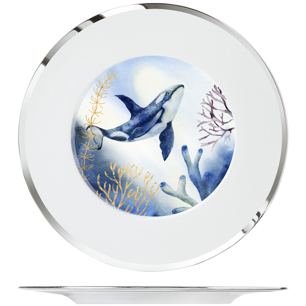 Special design OZ | Porcelain charger plate N°1
