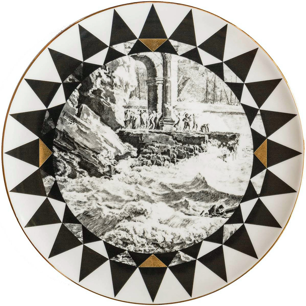 "Y-Design Black" Platzteller No.3 by Sven Markus von Hacht