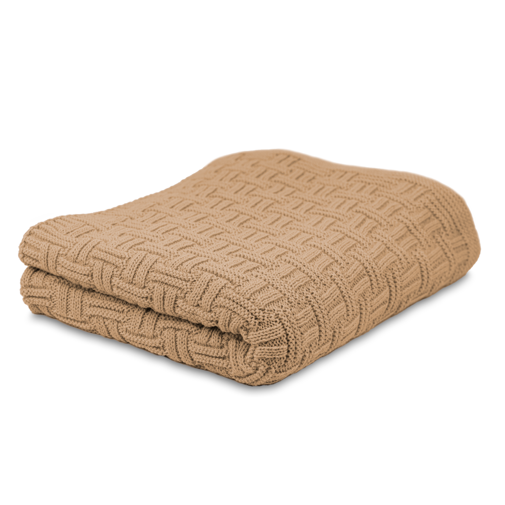 Knitted blanket | "H"Design. Both