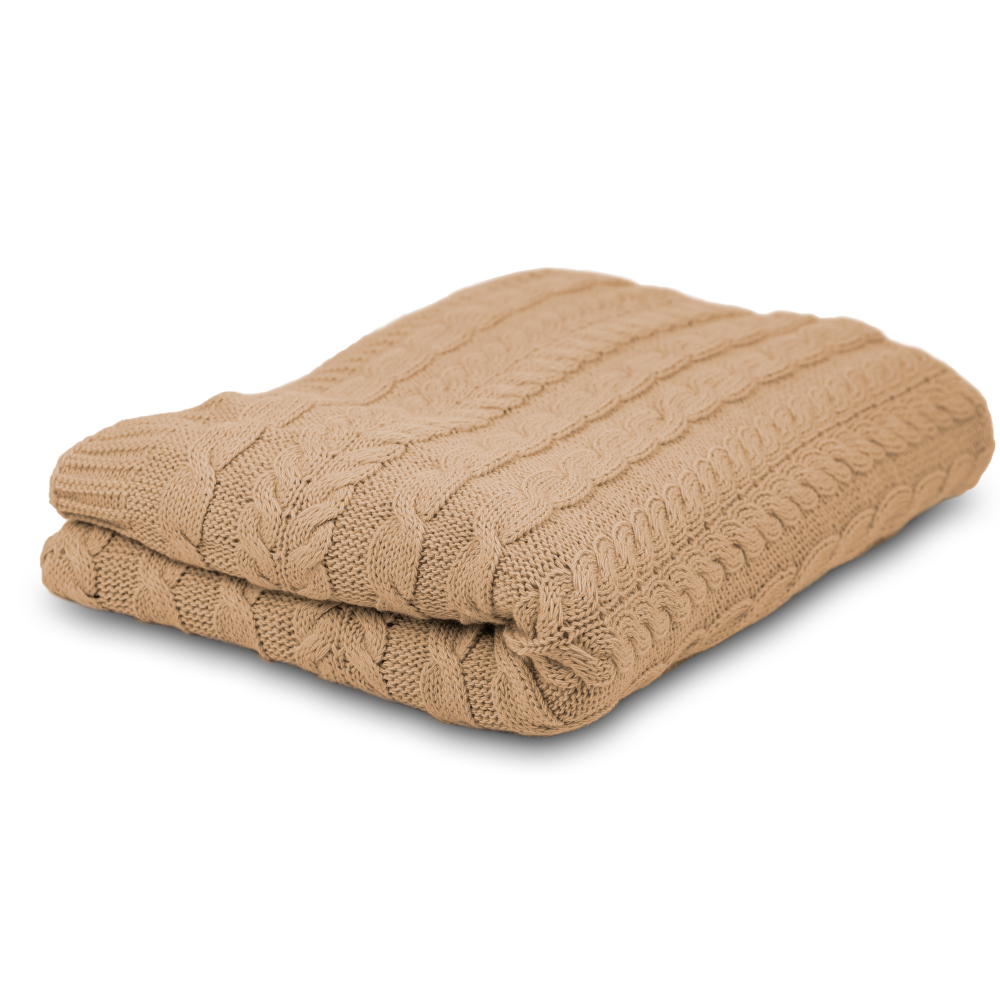 Knitted blanket | Laurel. Both