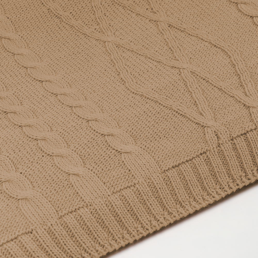 Knitted blanket | "3er"Design. Both