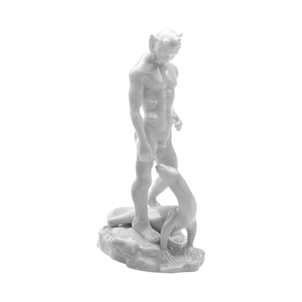 Porcelain figurine ✮ Pan standing