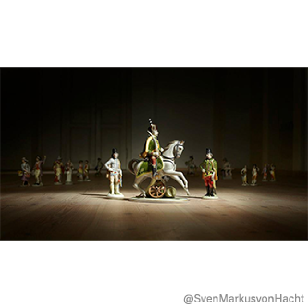 Blogbild ✦ Ludwigsburger Porzellanfiguren im Fechtsaal