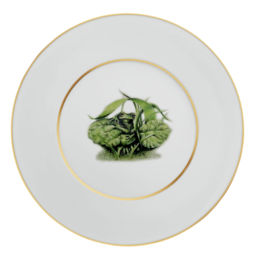 Platzteller ✧ Die Stunde des Pans, Frosch mit Gold