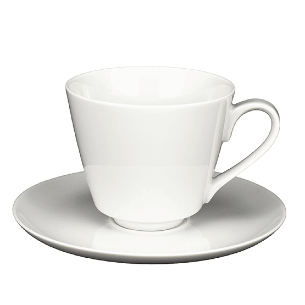 Breakfast cup | Thuringian manufactory porcelain, white