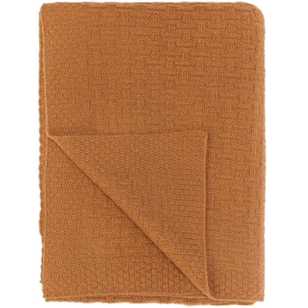 Knitted blanket "Rocabar" cashmere, camel