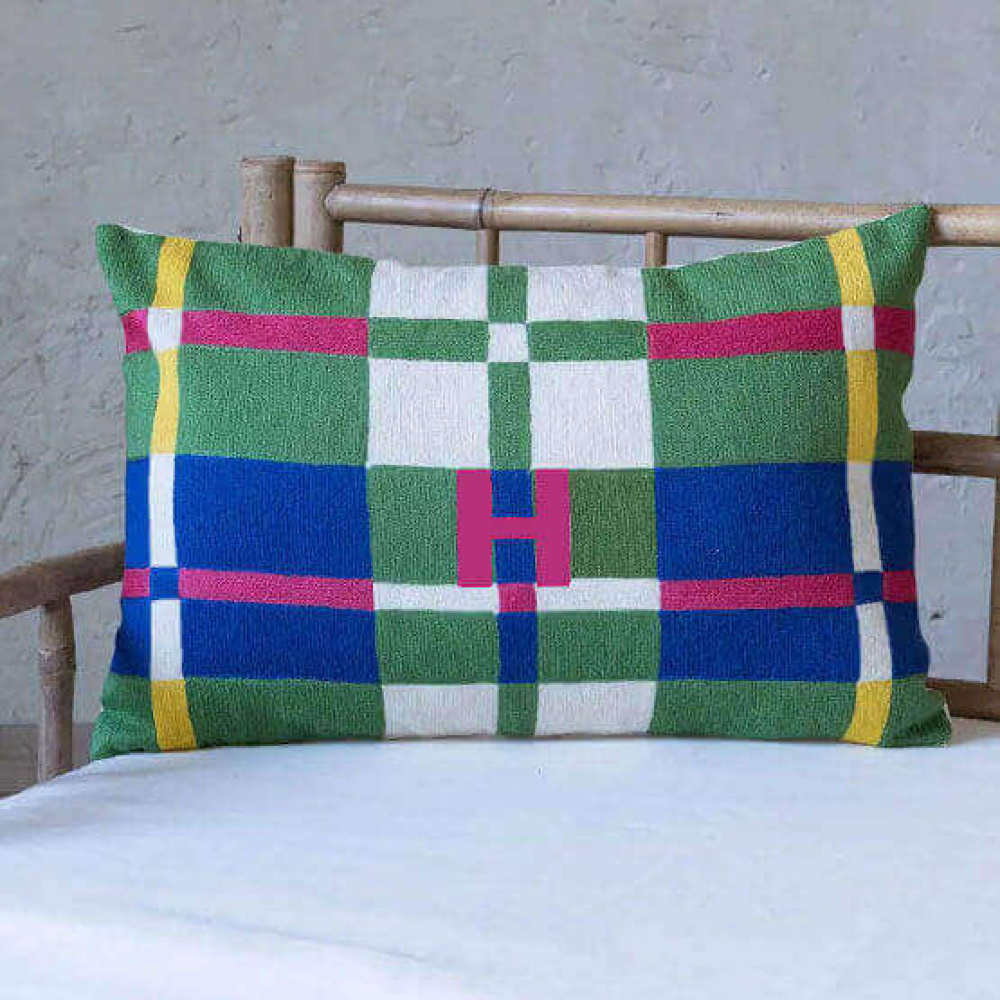 Knitted Cushion No.5 | H. Design. Rosa