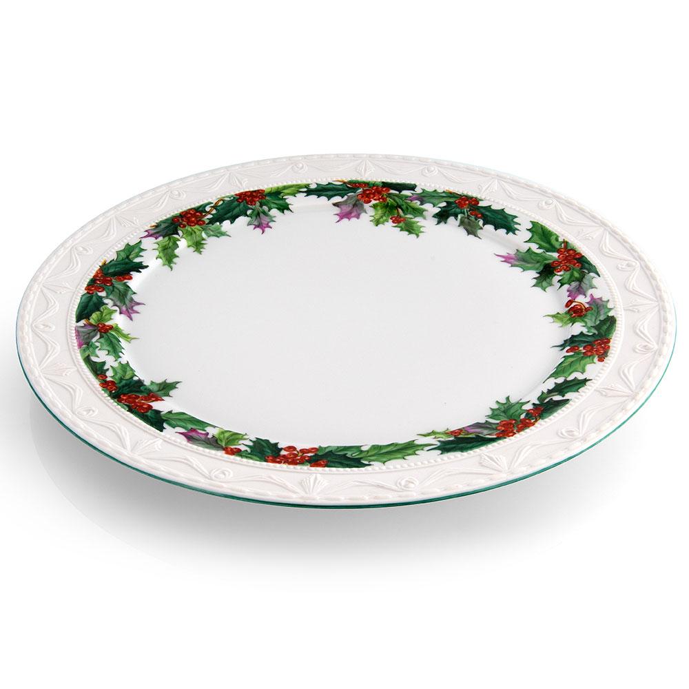 Platzteller "Ilex, reich" Porzellandekor