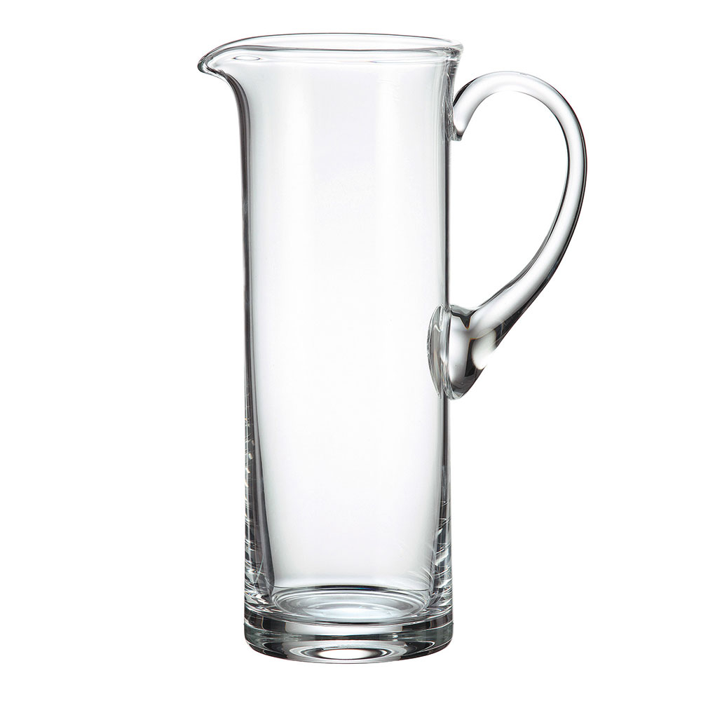 Wasserkrug "Anny" mit Henkel - Kristallglas