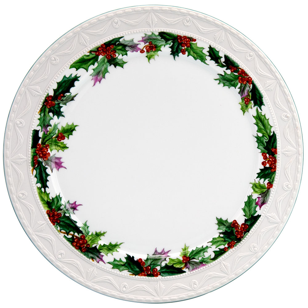 Presentation plate ✧ Ilex de Luxe, KPM Berlin