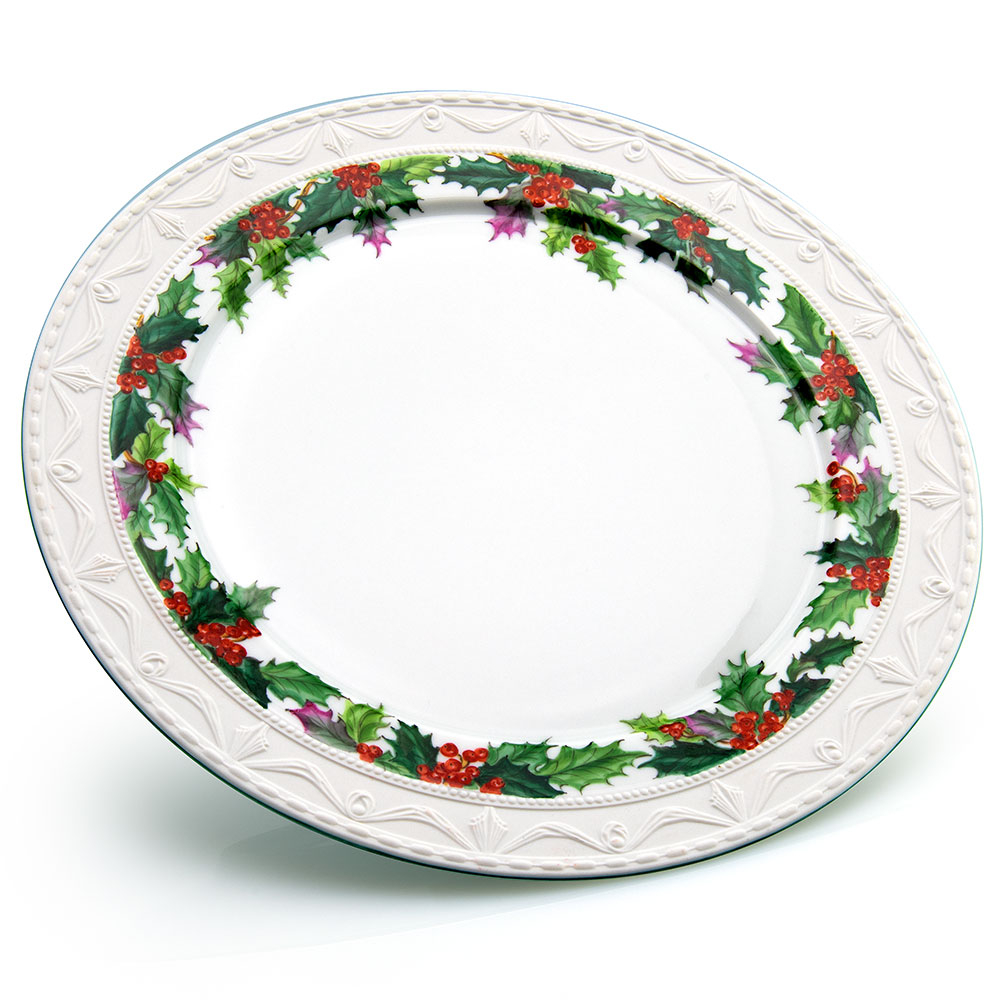Presentation plate ✧ Ilex de Luxe, KPM Berlin