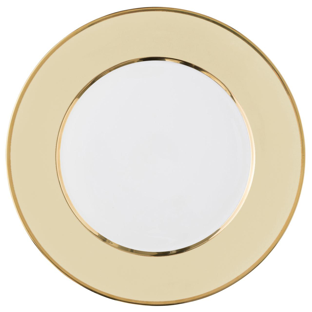 Platzteller "Multicolore mit Gold"