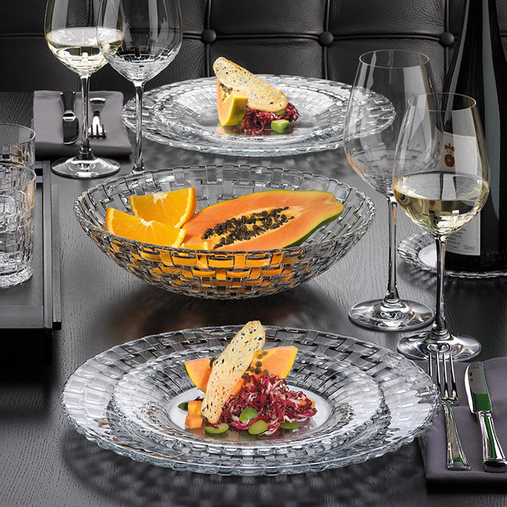 Charger plate "Bossa Nova" Plate large Glass Set 2